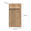 Obrazek Wieszak Gala pacific walnut/beige