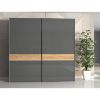Obrazek Szafa 2d Onyx pk231/on pacific walnut/anthracit