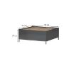 Obrazek Ława Onyx KLS-2F/ON anthracite/pacific walnut