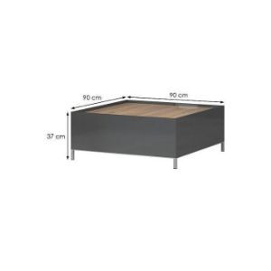 Obrazek Ława Onyx KLS-2F/ON anthracite/pacific walnut