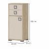 Obrazek Komoda 1D2S Kiki OR12-BK/KI-01 beech/sand