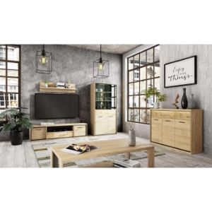 Obrazek Witryna M5 Mediolan Deska Natural Hikora