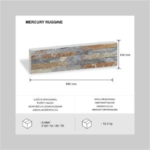 Obrazek Kamień Betonowy Mont Blanc Ruggine