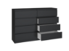 Obrazek Komoda Umo P8 140 (czarny)