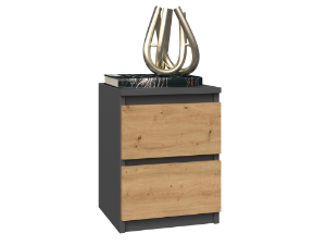 Obrazek Komoda Umo P2 antracyt/dąb artisan