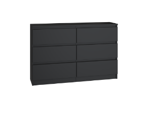 Obrazek Komoda Umo P6 120 (czarny)