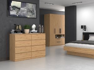 Obrazek Komoda Umo P8 140 (dąb artisan)