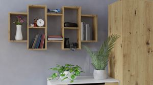 Obrazek Półka, regał wiszący Hubert dąb artisan