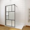 Obrazek Ścianka WALK-IN NOTTE 100X195 czarna