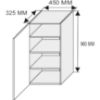 Obrazek  Szafka kuchenna Essen grey W4/45 