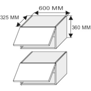 Obrazek  Szafka kuchenna Essen grey W4b/60 HK 