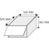 Obrazek  Szafka kuchenna Essen grey W6b/6 