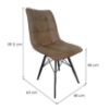 Obrazek Krzesło Factory Brown Xpa1815-64