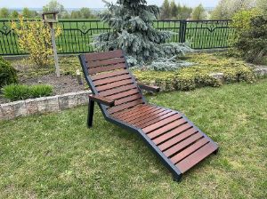 Leżak ogrodowy Loft palisander