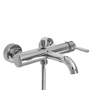 Bateria wannowa z zestawem wannowym Rea Lungo chrom