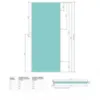 Obrazek  Drzwi Wewnetrzne Prestige PX 03 70L WC dąb catania 