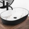 Obrazek Umywalka nablatowa Cleo 61 Black/Aiax Matt