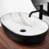 Obrazek Umywalka nablatowa Cleo 61 Black/Aiax Matt