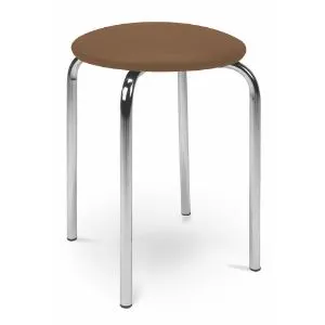Taboret Olia brązowy
