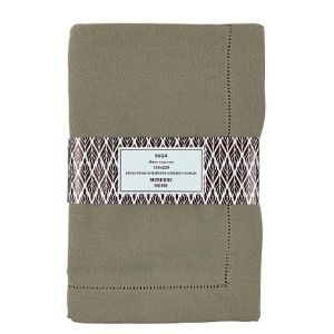 Obrus SAGA beżowy 160x220 easy care