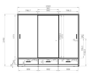 Obrazek Szafa Arti 250 AR-01