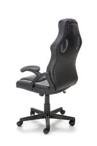 Obrazek Fotel gabinetowy Velma czarny/popielaty