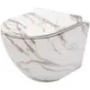 Obrazek Miska zawieszana Carlo Mini Rimless granit lava mat