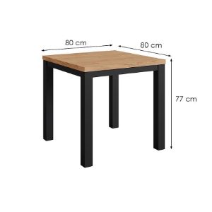 Obrazek Stół Oskar m80 czarny/craft
