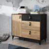 Obrazek Komoda Liona LYAK221-M688 dąb Mauvella/dąb Cabezone
