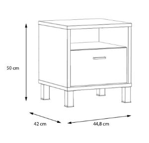 Obrazek Szafka nocna Hayato HYTK011-M215