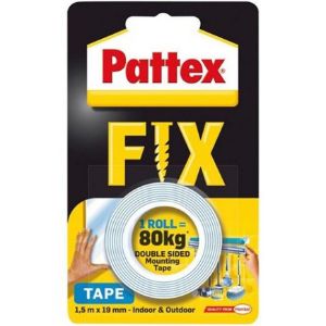Obrazek Pattex Fix Taśma dwustronna 1,5m x 19mm