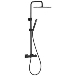Obrazek Logon Black Premium deszczownia z baterią natryskową termostatyczną