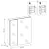 Obrazek Szafka z lustrem Aruba 60 cm