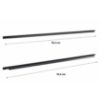 Obrazek Uchwyty krawędziowe Cetina czarne 80 cm (2 szt)
