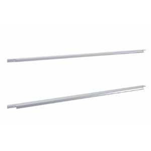 Obrazek Uchwyty krawędziowe Cetina chrom 80 cm (2 szt)