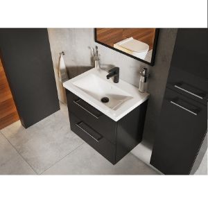 Obrazek Zestaw szafka z umywalką Boa Vista New 80 2S czarny