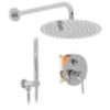 Obrazek Zestaw natryskowy podtynkowy Lungo chrom Rea P8007