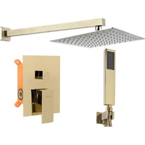 Obrazek Zestaw natryskowy Fenix złoty Rea P8401