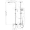 Obrazek System wannowo-natryskowy Remi X 1-f Inox