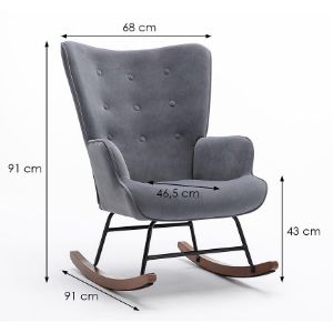 Obrazek Fotel Cosima Grey