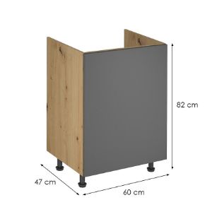 Szafka kuchenna Langen d60z grey