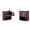 Obrazek Kuchnia ZVEZDA CLASSIC GFE brown 5,7kW prawa Eko