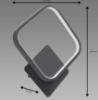Obrazek Lampa EMMA LED D 12W BLACK NW 04050 K1