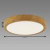 Obrazek Lampa ATUT LED C OAK 36W NW 04153 PL1 