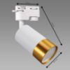 Obrazek Lampa PUZON TRA GU10 WHITE/GOLD 04087 K1