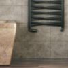 Obrazek Grzejnik łazienkowy Łezka 3D Ł3DX 2640 czarny 1435x440 mm 
