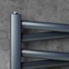 Obrazek Grzejnik łazienkowy Łezka 3D Ł3DX 2640 czarny 1435x440 mm 