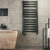 Obrazek Grzejnik łazienkowy Łezka 3D Ł3DX 2650 czarny 1435x540 mm 