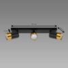 Obrazek Lampa PUZON SPT GU10 3L BLACK/GOLD 04127 LS3