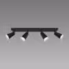 Obrazek Lampa SANA GU10 4L BLACK 04148 LS4 